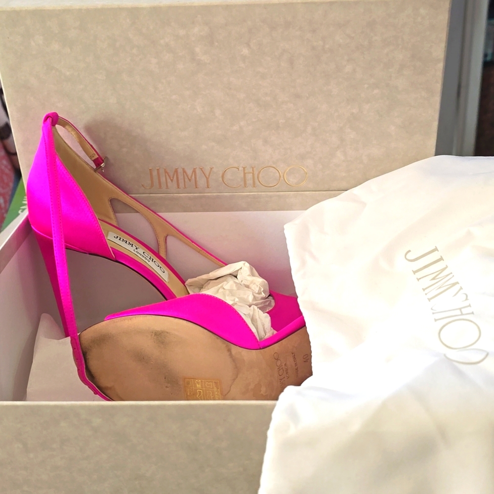 JIMMY CHOO FUSHIA stiletto